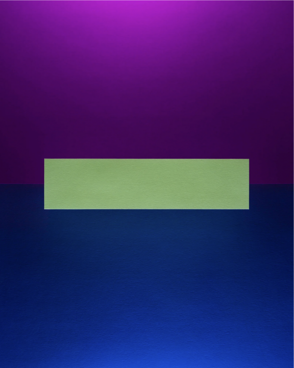 #113 Purple and Blue with Light Green 24x30 - Edition of 50