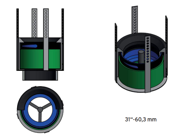 BPC2 Blind Pipe Connector 2